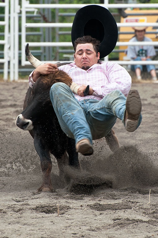 Rodeo wrestling